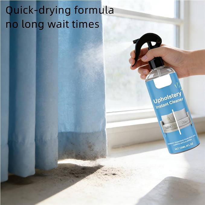 2026 Must-Have Upholstery Cleaner, Pro Formula Erases Tough Stains, Leaves Everything Fresh like New, Fabric Cleaner, For Clothing, Sofas, And Other Fabrics (3PCS)