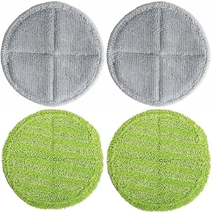 4 Pack Reusable Mop Heads for GOBOT For G29 Spin Mop Microfiber Cleaning Pads for Tough Stains and Polishing