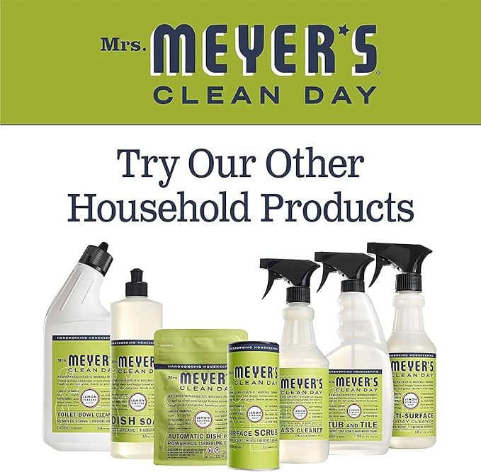 Mrs. MEYER'S CLEAN DAY Tub and Tile Cleaner, Lemon Verbena, 33 Fluid Ounce (Pack of 3)