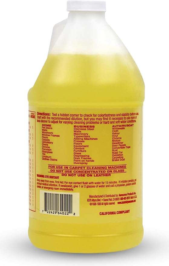 La's Totally Awesome All Purpose Cleaner 64 oz + All Purpose Cleaner Lavender Burst Plant-Derived Spray 32oz (Pack of 3)