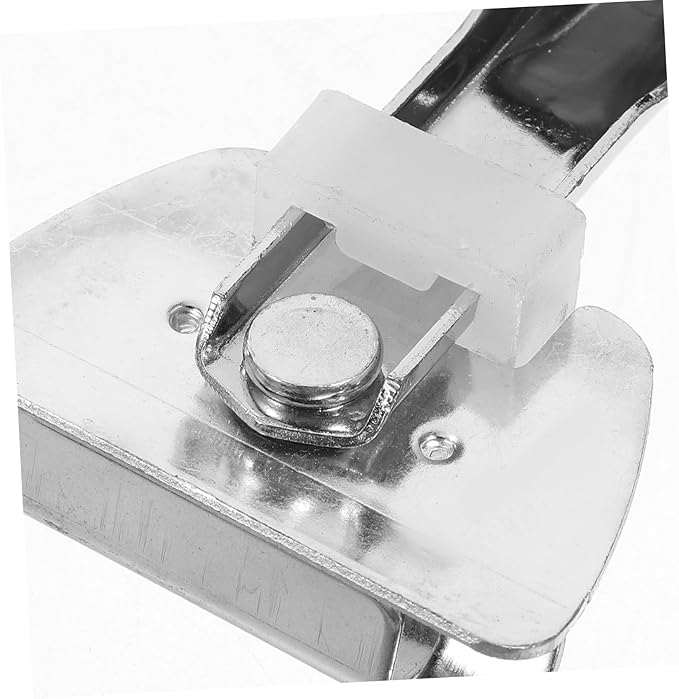 LIFKOME Mop Rod Chuck Mop Head Replacement Portable Mop and Bucket Broom Pole Adapter Sound Deadening Spray Mop Handle Wallpaper Roller Clips to Hold Brooms Car para Stainless Steel Silver