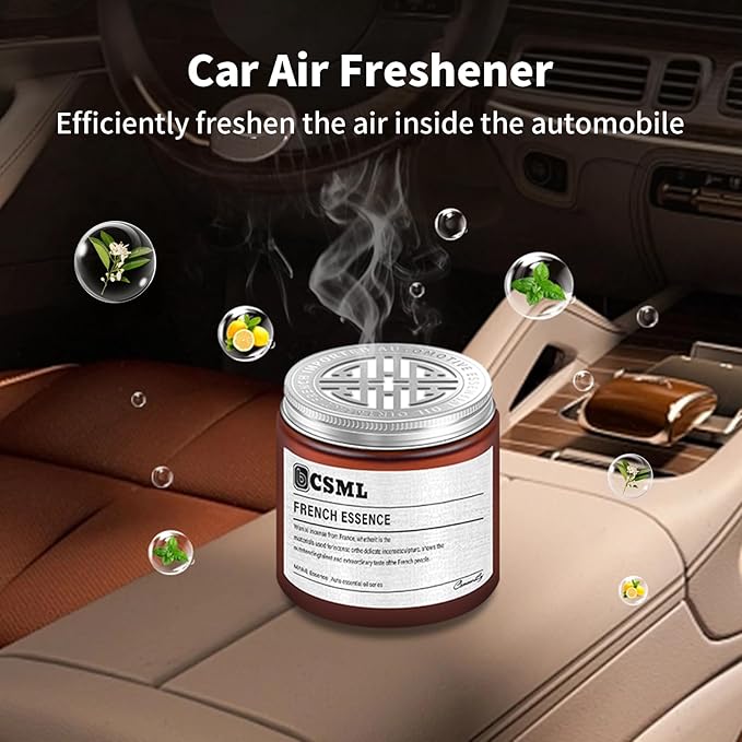 Kwak's Car Air Freshener,Solid Air Freshener Made with Essential Oils Natural Plant Extract Absorbs and Eliminates Odors in Bathrooms, Automobile & Living Room (Cologne)