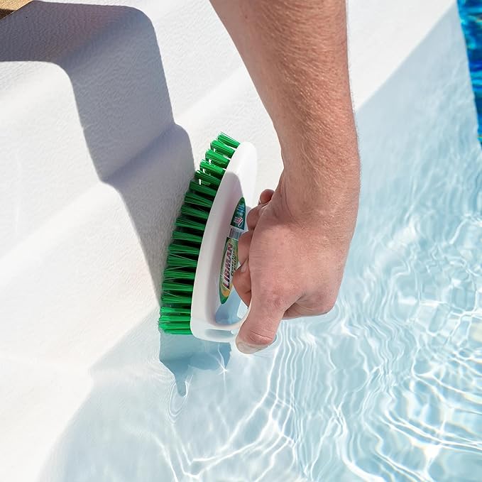 LIBMAN Scrub Brush - Heavy Duty Cleaning Brush with Strong Bristles - 3 pk Durable Scrub Brushes for Cleaning Bathroom, Kitchen, Floor, Shower, Sink, Tub, Carpet - All Purpose