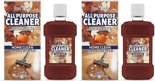 All Purpose Cleaner for Floors & Walls – Multipurpose Floor Cleaner for Mopping, Bathroom & Kitchen Surfaces – Powerful Multi Purpose Clean-er with Spiced Harvest Scent (2pcs)