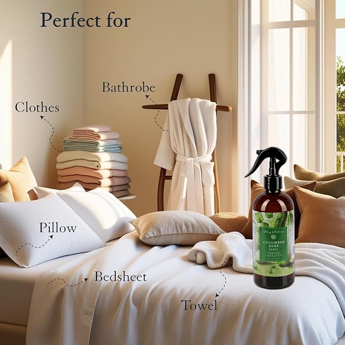 Abbey & Sullivan Linen Spray, Cucumber Aloe, 16 oz.