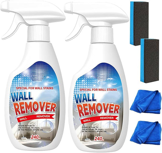 Halpilt Wall Remover Spray, Fast Acting Wall Cleaner Spray, Moonycozy Highly Effective Wall Cleaner Removal Spray, Multi-surface Cleaning for Wall Stains, Wood, Bathrooms, Kitchens, Tile (2)