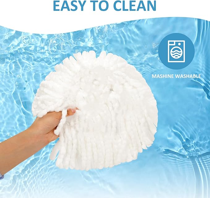 for Ocedar Spin Mop Replacement Head 6 Pack Mop Refill Compatible with Ocedar Triangle Swivel Mops Microfiber Swivel Mop Refill, for Ocedar Easywring 1 Tank Spin Mop,Machine Washable Easy-to-Replace