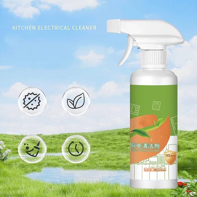 Electrolyzed Ion Kitchen Cleaner Spray, Multi-purpose Cleaner for Hold,Oven,Stove,Range Hood, Deep Cleaning, Household Items (3)