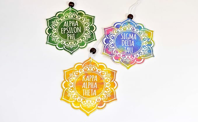 Gamma Phi Beta - Mandala Air Freshener - 2/Pack