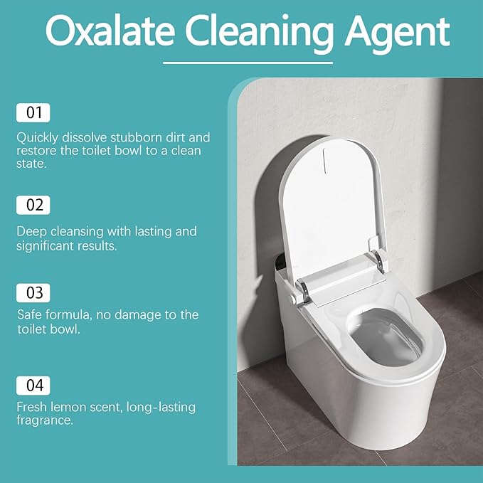 Oxalic Acid Cleaner, Multi-purpose Oxalic Acid Stain Removal Cleaning Spray, High Concentration Oxalic Acid Toilet All-Purpose Cleaner, For Floor Tile Countertop (1PCS)