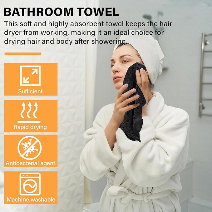 Shiny Cleaning Cloths,3pcs Shiny Drying Towels,Shower Doors Drying Towels,12 * 10in Streak Free Glass Window Car Mirror Super Absorben Microfiber Cleaning Cloths(5pcs grey12*10”)