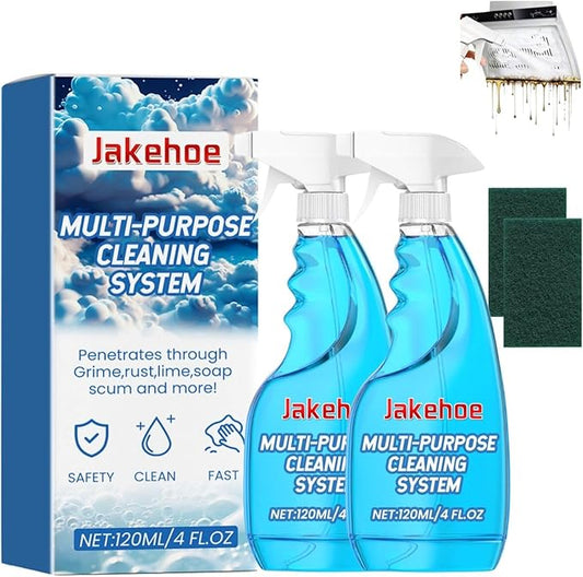 2PCS Spray Splash Cleaner, Splash Foam Spray All Purpose Cleaner, Suitable For Cleaning Pots,Oven, Stoves, Pot Bottoms, Kitchen Ventilators, Etc