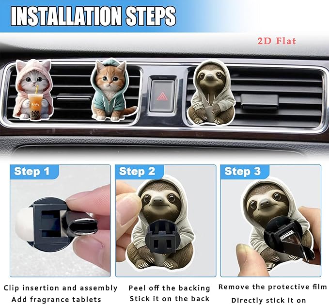 Cute Car Air Freshener Clips Red Lips Car Vent Clip Red Lip Cars Scents Cologne Air Conditioner Clip Auto Vent Interior Decoration Cars Accessories Reds Lips Loves Gifts for Men Women