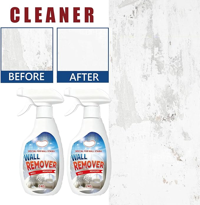 High-Efficiency Stain-Removing Spray， Wall Cleaner ，Effectively removes stains Suitable， for wood, tile, fabric, bathroom, and kitchen surfaces (2)