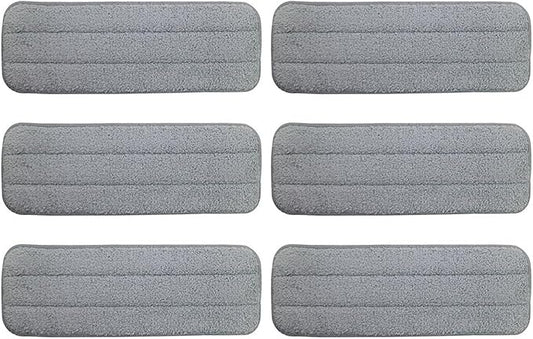 Vacuum Attachment Mop Compatible with Deerma TB500 TB800 Compatible with Xiaomi Mijia Deerma Water Spray Mop 360 Rotating Cleaning Cloth Head Wooden Carbon Fiber Cloth(6pcs)