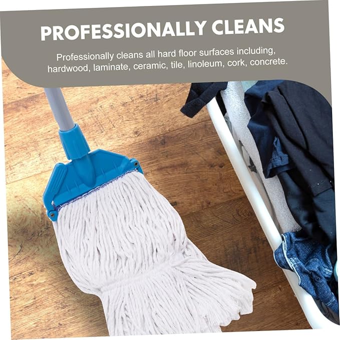 MERRYHAPY Shaped Mop Reusable Replacement for Easy Cleaning Quick-Dry Mop Refill for Commercial and Home Use for Hardwood and Tile Floors