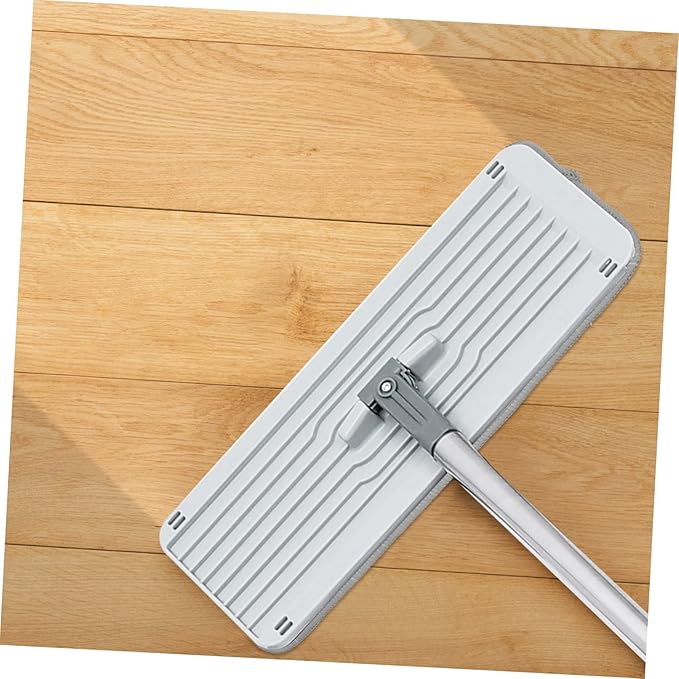 5pcs Flat Mop Cleaning Mops Mop Cloth Replacement Mop Replacement Steammop Pad Steam Mops Flat Floor Mop Steam Floor Mop Cleaning Accessories Wet and Dry Fiber Replacement Head, 36x11cm, Grey