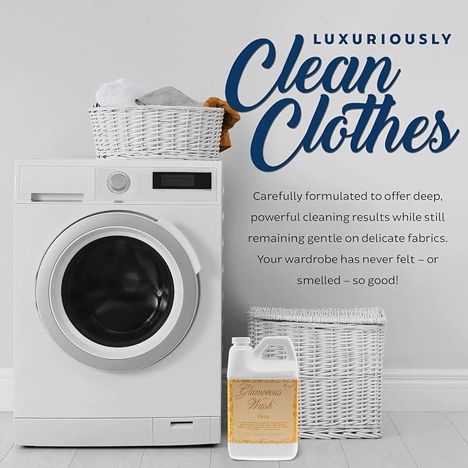Tyler DIVA Glamorous Wash Laundry Detergent- 32oz - With Olivi Stain Remover Pen - Fresh Scented Sachet - Laundry Detergent - For Washing Clothes, Linen, Lingerie, Expensive Fabric, Sheets