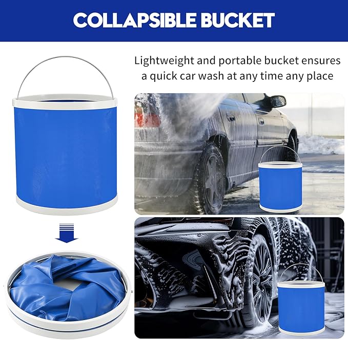 38Pcs Car Detailing Kit, Car Detailing Brush Set, Car Wash Cleaning Kit, Car Detailing Brushes, Professional Car Care Kit for Interior Exterior Wheels, Blue