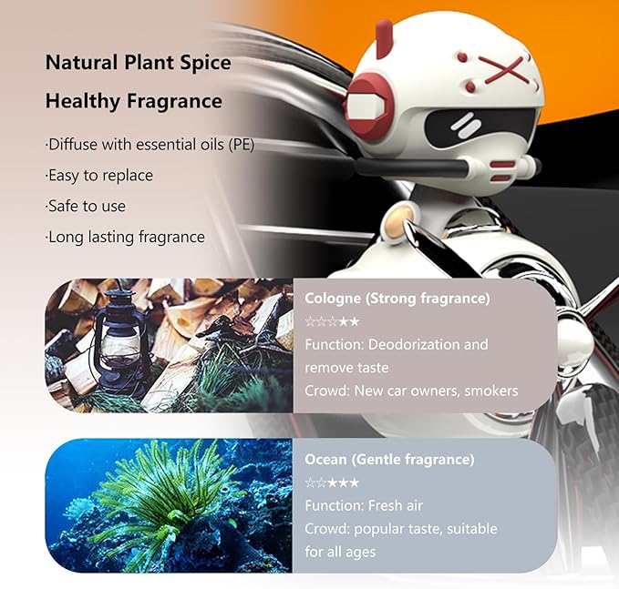 X Men Car Air Fresheners Pilot Car Diffuser Cute Car Perfume Funny Car Fragrance