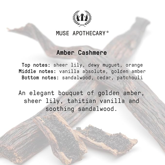 Muse Apothecary Linen Ritual - Aromatic, Soothing, and Relaxing Linen Mist, Laundry and Fabric Spray - Infused with Aromatherapy Essential Oils - 8 oz, Amber Cashmere, 2 Pack