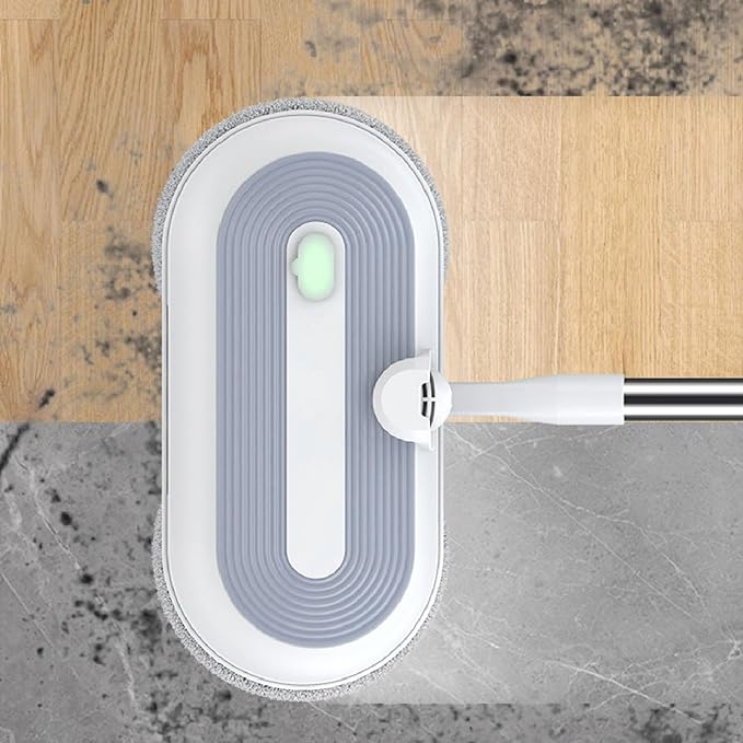 Cordless Electric Mop, Dual Motor Electric Spin Floor Mop with Water Sprayer, Powerful Automatic Floor Polisher Mops for Hardwood, Tile, Marble All Floors (US Plug 100‑240V)