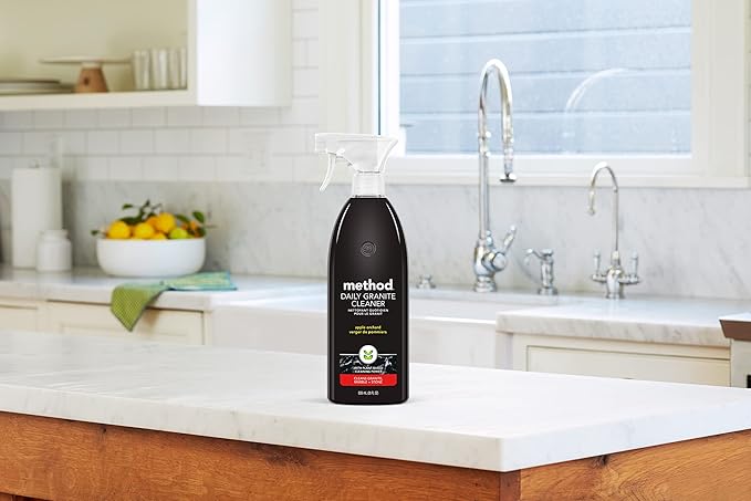 Method Daily Granite Cleaner Spray, Apple Orchard, Cleaning Agent for Granite, Marble, and Other Sealed Stone, 28 oz Spray Bottle (Pack of 1)