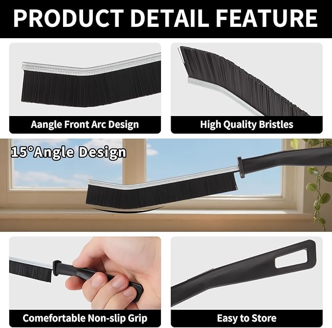 11Pcs Crevice Cleaning Brush, CTEWRT Multifunctional Hard Gap Cleaning Brush Kits, Cleaning Tools for Household Use,Window Tracks,Kitchen,Bathroom,Faucets, and Toilets