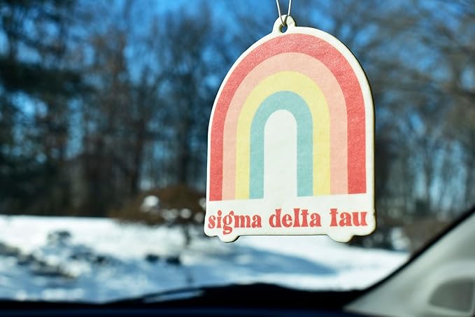 Gamma Phi Beta - Rainbow Air Freshener - 2/Pack - Flowers & Sunshine Scent