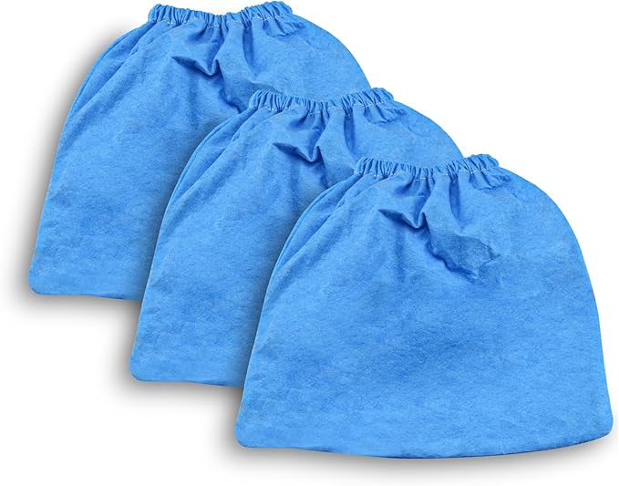 3 pcs Cloth Vacuum Filter compatible with craftsman shop vac bags, compatible with craftsman shop vac filter(Blue)
