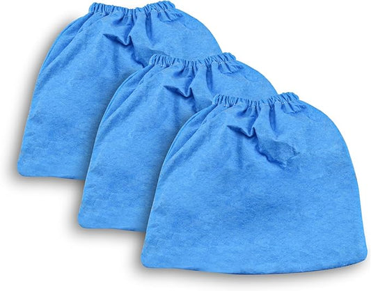 3 pcs Cloth Vacuum Filter compatible with craftsman shop vac bags, compatible with craftsman shop vac filter(Blue)