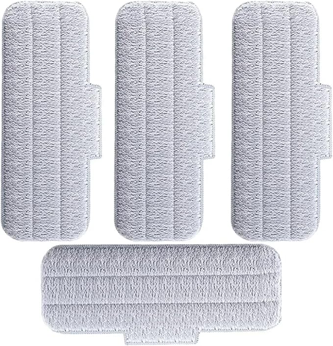 Compatible For Mijia， Compatible For Deerma，Replace Mop Cloth Rags Water Spray Mop 360 Rotating Cleaning Cloth Head Wooden Carbon Fibe(8pcs)