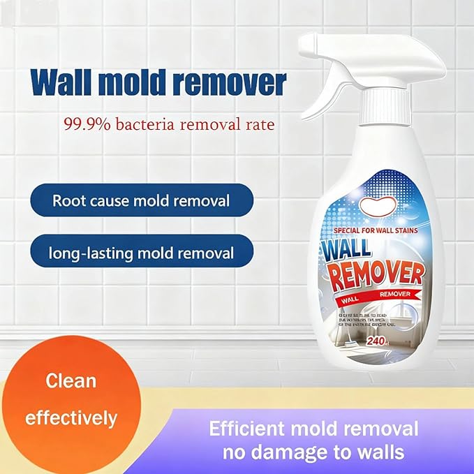 High-Efficiency Stain-Removing Spray， Wall Cleaner ，Effectively removes stains Suitable， for wood, tile, fabric, bathroom, and kitchen surfaces (1)