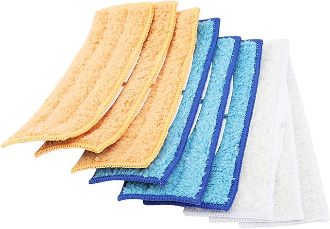 Keenso Microfiber Washable Mop Pads Set Quick Install OdorReducing Filters for Home 9 PCS Replacement Set for Spray Water Mops