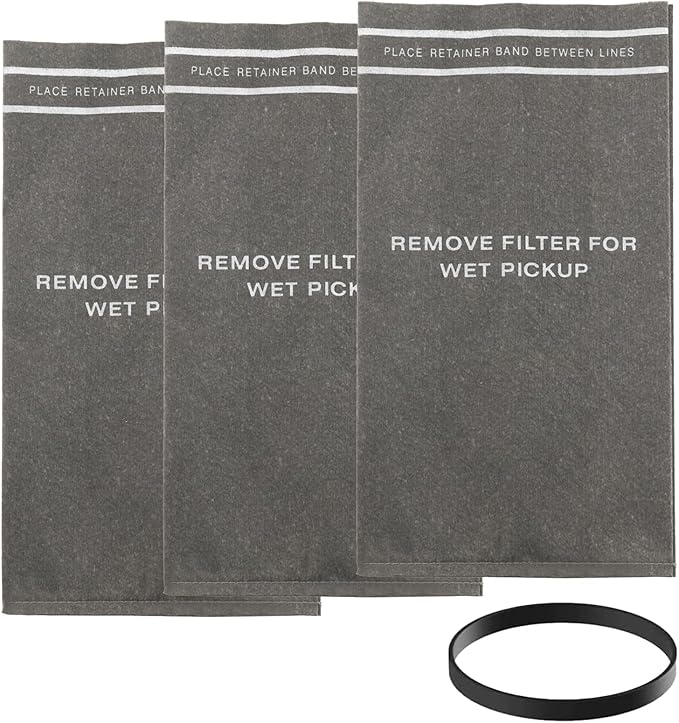 3 Pcs-38737 Dust Cloth Filter Bag for Craftsman 2 to 2.5 Gallon Shop Vacuums and Compatible with Powerhead Bucket Vac-Compatible with craftsman shop vac bags