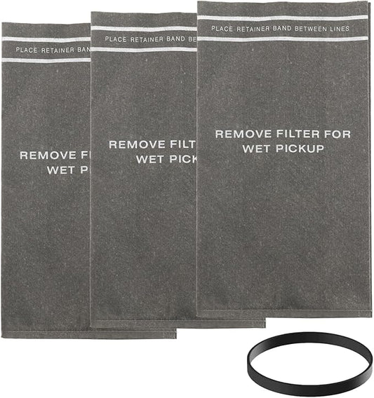 3 Pcs-38737 Dust Cloth Filter Bag for Craftsman 2 to 2.5 Gallon Shop Vacuums and Compatible with Powerhead Bucket Vac-Compatible with craftsman shop vac bags