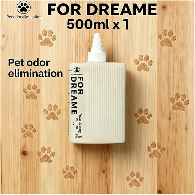 Compatible With Dreame H15 Pro, H14, H13 Compatible Floor Cleaner Solution & Foam Pet Odor Eliminator, Flower Fruit Scent, 500ml X 3