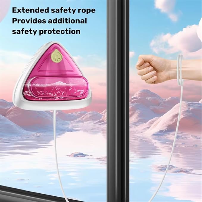 Magnetic Window Cleaner Tools Double Sided Glass Cleaner Wiper Adjustable Windshield Tool for High-Rise(8-15MM)