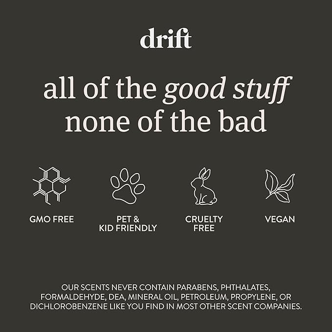 Drift Car Air Freshener - The Original Wood Air Freshener - Car Odor Eliminator - Metal Clip - Essential Oils - 3-Piece Variety Pack Refills - Teak, Open Air, Cabana - NO CLIP INCLUDED