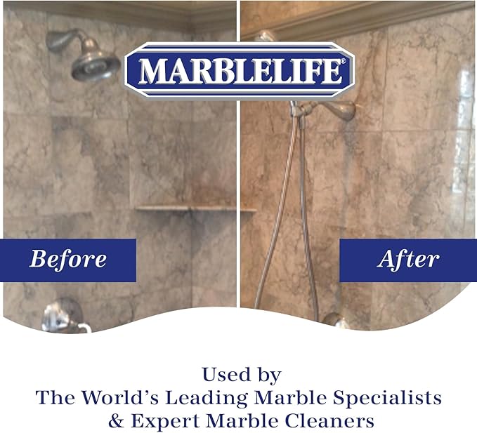 Marblelife Stone Shower Clean & Maintain Kit – (MTC-41150, MMSR-41190, SSR-41200, MAX-41300, MFT-55225)