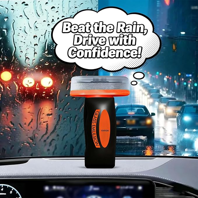 Glass, Windshield Oil Remover, 2026 New Upgrade Glass Cleaning Automotive Oil Film Cleaning Brush, Glass Emulsion Improves Visibility for Safe Driving for Auto Workshop Gear (2)