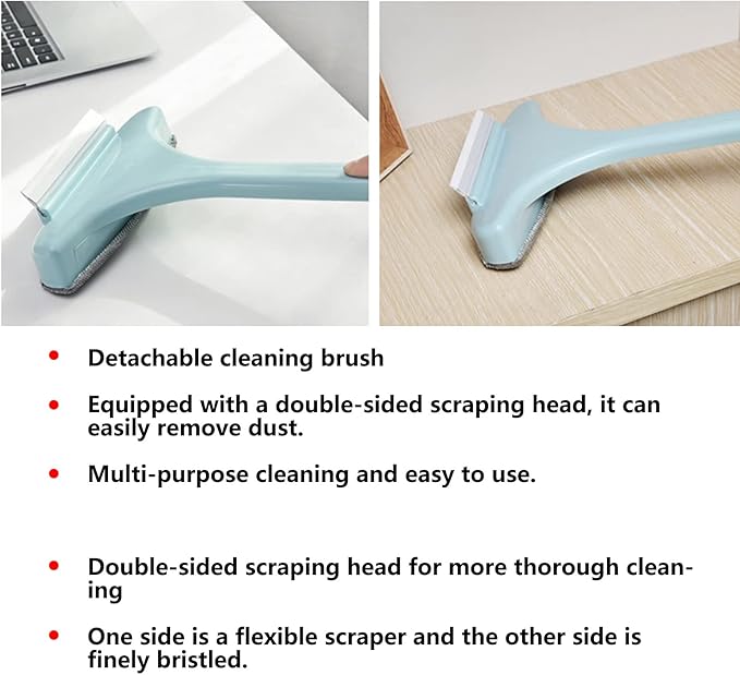 Screen Cleaner, Durable Window Kit Window Glass Cleaner Tool Detachable for Outdoor for Indoor for Screens for