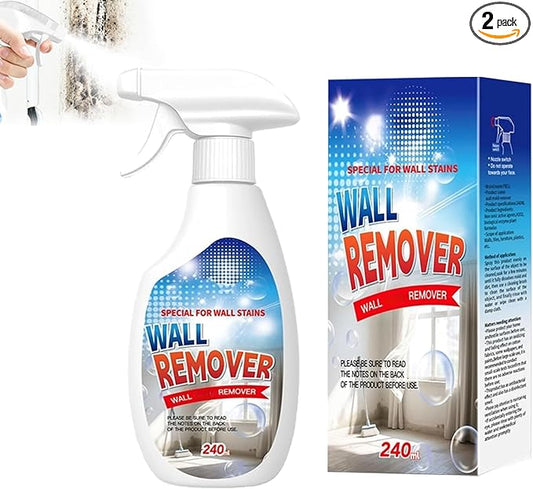 Highly Effective Removal Spray,2026New Wall Cleaner Spray,Wall Remover Multi-Surface Cleaning Solution,Dirt, Dust And Stain Remover,For Wood,Tile,Fabric,Bathrooms,Kitchens (1 Set)