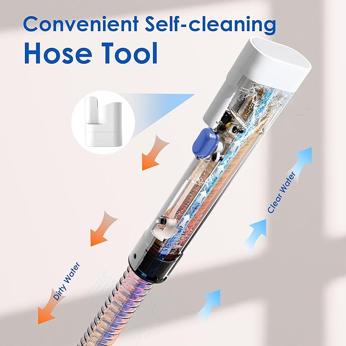 Portable Upholstery and Carpet Cleaner Machine, 15Kpa Spot Cleaner Deep Cleans Pet Stains, Couch Cleaner with 3 Tools and Self-Cleaning System for Area Rugs, Furniture, Stair, Car, Teal