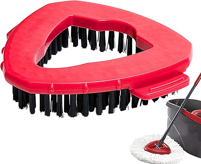 Spin Mop Replacement Head Base Scrub Brush Floor Scrub Brush | Triangle Floor Scrubber Mop Replace Head Base,Microfiber Spin Mop,Floor Scrubber,Hard Bristle Cleaning Brush for Kitchen,Tile,Hard Floor