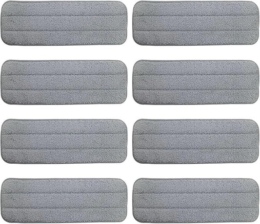 Compatible for Deerma, TB500 TB800,Compatible for Xiaomi Mijia ， Water Spray Mop 360 Rotating Cleaning Cloth Head Wooden Carbon Fiber Cloth(8pcs)