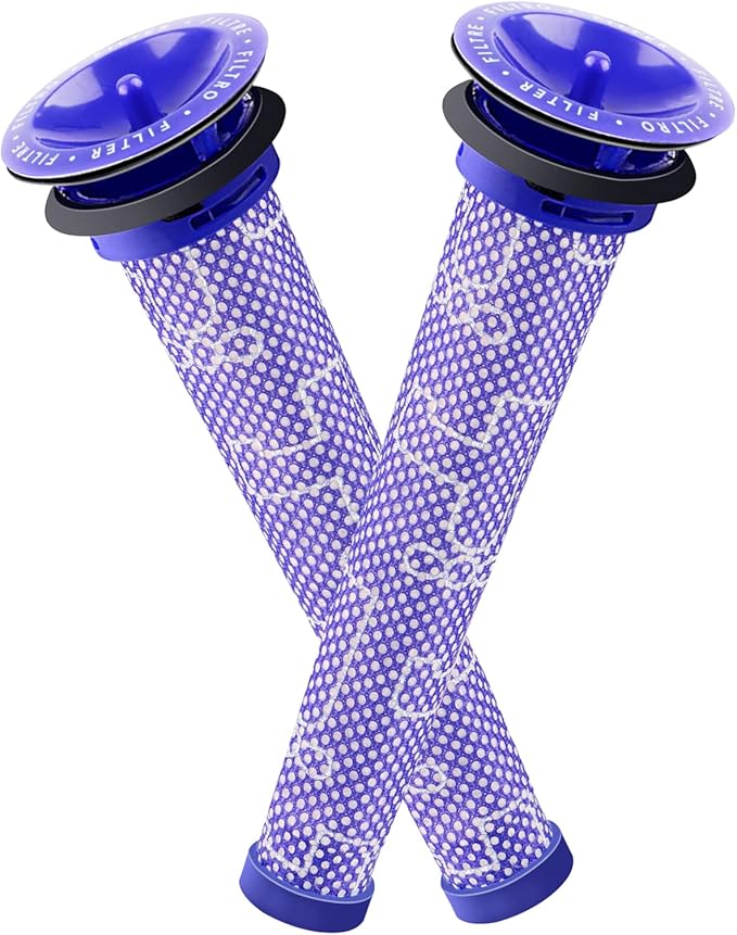 2Pack Replacement Pre Filters for Dyson - Whekeosh Vacuum Filter for Dyson V6 V7 V8 DC59 DC58 Replaces Part 965661 01