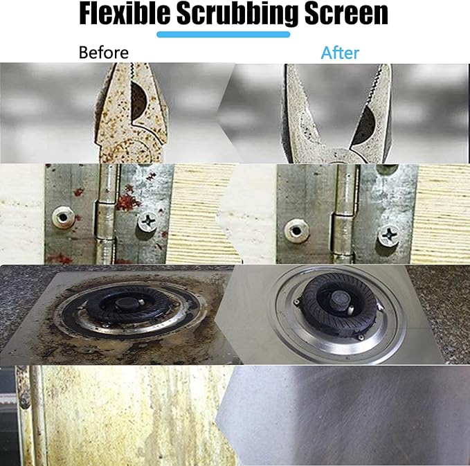 2024 New Upgrade Toilet Cleaning Screens Toilet Cleaner Hard Water 5.5 x 4 Inch Flexible Scrubbing Pads Remove Calcium Deposits Carbon Rust for Toilet Kitchen