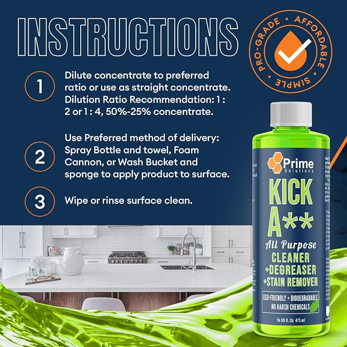 PS_KAPC_64 Kick A** All-Purpose Cleaner, Degreaser & Powerful Stain Remover - All Surface Safe