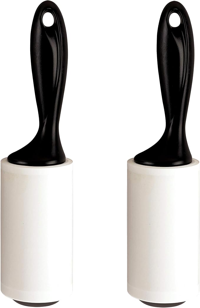 Scotch-Brite Pet Hair & Lint Roller, Twin Pack, Works Great On Pet Hair, 2 Rollers, 56 Sheets Per Roller